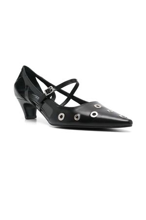 Black calf leather Punk pumps ROBERTO FESTA | PUNKNERO